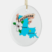 Louisiana Keramisch Ornament (Rechts)