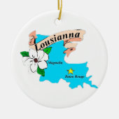 Louisiana Keramisch Ornament (Voorkant)