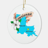 Louisiana Keramisch Ornament (Links)