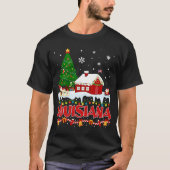 Louisiana kerstboom Light Pajama State of Lou T-shirt (Voorkant)