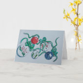 Louisiana kerstkaart kaart (Gele Bloem)