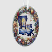 Louisiana Kerstmis Ornament (voorkant)