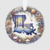 Louisiana Kerstmis Ornament (voorkant)