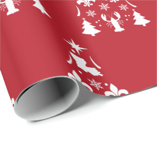 Louisiana Kerstvakantie Cajun Cadeaupapier