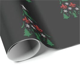 Louisiana Kerstvakantie Cajun Cadeaupapier