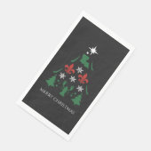 Louisiana Kerstvakantie Cajun Party Servet (Hoek)