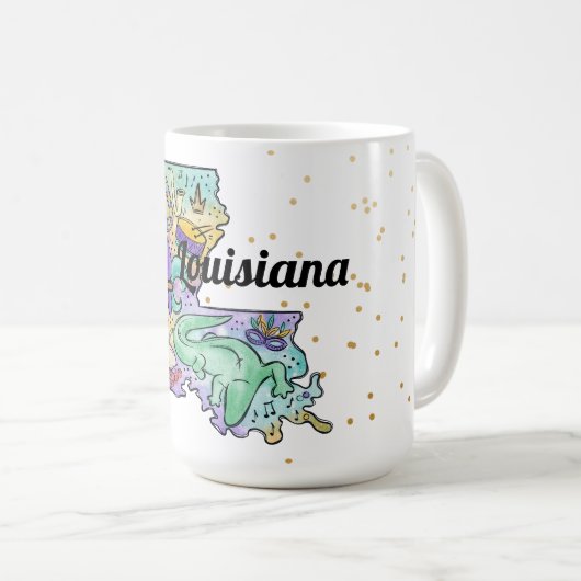 Louisiana Koffiemok (Voorkant rechts)
