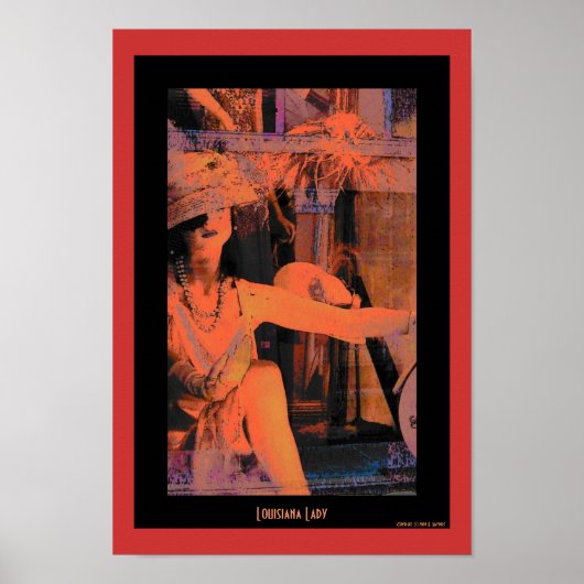 Louisiana Lady Poster (Voorkant)