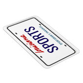 Louisiana Licentie Bord Flexible Magneet (Rechterzijde)