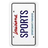 Louisiana Licentie Bord Flexible Magneet (Verticaal)