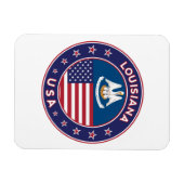 Louisiana, Louisiana, telefooncel, sticker, tas Magneet (Horizontaal)