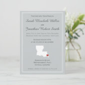 Louisiana Love - huwelijksuitnodiging Kaart (Staand voorkant)