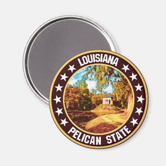 Louisiana Magneet (Voorkant / Achterkant)