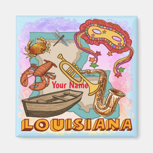 Louisiana Magneet (Voorkant)