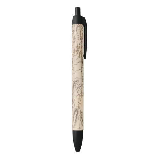 Louisiana Map van Arrowsmith Zwarte Inkt Pen (Achterkant (Verticaal))