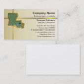 Louisiana Map Visitekaartje (Voorkant / Achterkant)