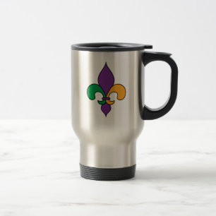 Louisiana Mardi Gras Fleur de Lis Reisbeker