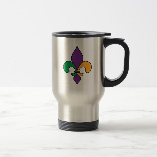 Louisiana Mardi Gras Fleur de Lis Reisbeker (Rechts)
