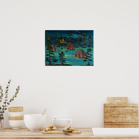 Louisiana Midnight Buren Poster (Keuken)