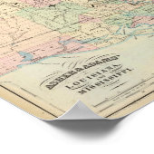 Louisiana, Mississippi Poster (Hoek)