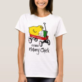 Louisiana Mobile Notary Chick Red Wagon T-shirt (Voorkant)