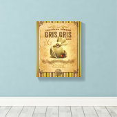 Louisiana New Orleans Gris Voodoo Bag Canvas Afdruk (Insitu (Houten vloer))