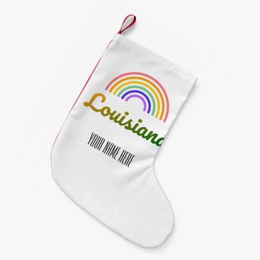 Louisiana - New Orleans -  Kleine Kerstsok (Voorkant (Hangend))