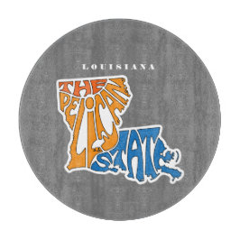 Louisiana Nickname Word Art Snijplank