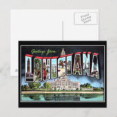 Louisiana Oude Ansichtkaart Briefkaart (Voorkant / Achterkant)