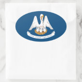 Louisiana Ovale Sticker (Tas)