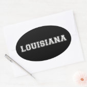 Louisiana Ovale Sticker (Envelop)