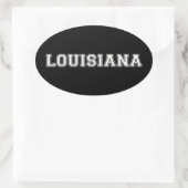 Louisiana Ovale Sticker (Tas)