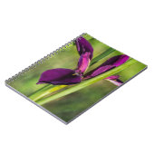 Louisiana Paars Gamecock Iris Notitieboek (Linkerzijde)