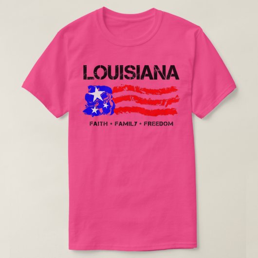 Louisiana Patriotic 1 T-shirt (Design voorkant)
