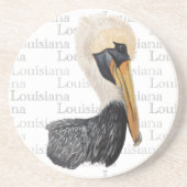 Louisiana Pelican Sandstone Onderzetter (Voorkant)