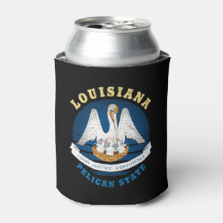 LOUISIANA PELICAN STATE FLAG BLIKJESKOELER