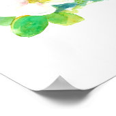 Louisiana Pelican State Shape Magnolia Flower Poster (Hoek)