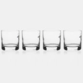Louisiana Pelican Whiskey Glass - 4 set Whisky Glas (Rechts)