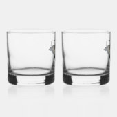 Louisiana Pelican Whiskey Glass - set Whisky Glas (Rechts)
