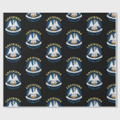 LOUISIANA PELIKAAN STAATSVLAG CADEAUPAPIER (Vlak)