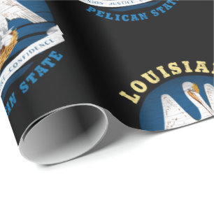 LOUISIANA PELIKAAN STAATSVLAG CADEAUPAPIER