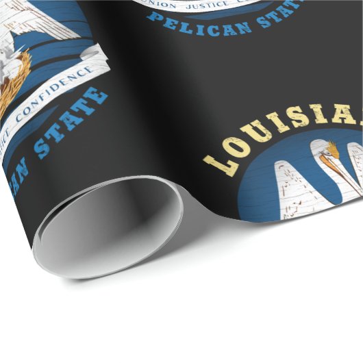 LOUISIANA PELIKAAN STAATSVLAG CADEAUPAPIER (Rol Hoek)