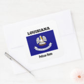 Louisiana, Pelikaanstaat, Vierkante Sticker (Envelop)