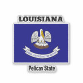 Louisiana, Pelikaanstad, Sticker (Voorkant)