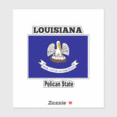Louisiana, Pelikaanstad, Sticker (Vel)