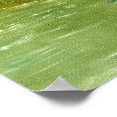 Louisiana Pond en Blue Heron Poster (Hoek)