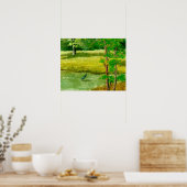 Louisiana Pond en Blue Heron Poster (Keuken)