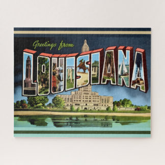  Louisiana Postcard 16x20 Legpuzzel