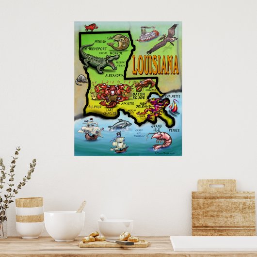 Louisiana Poster (Keuken)