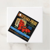 Louisiana Pride Strawberries Bedankjes Labels (In situ)